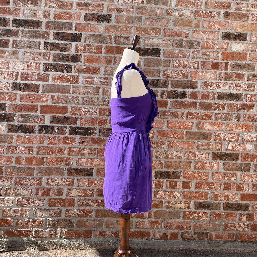 💜 BCBGeneration one shoulder cocktail dress / 2 / Excellent condition - Picture 13 of 16